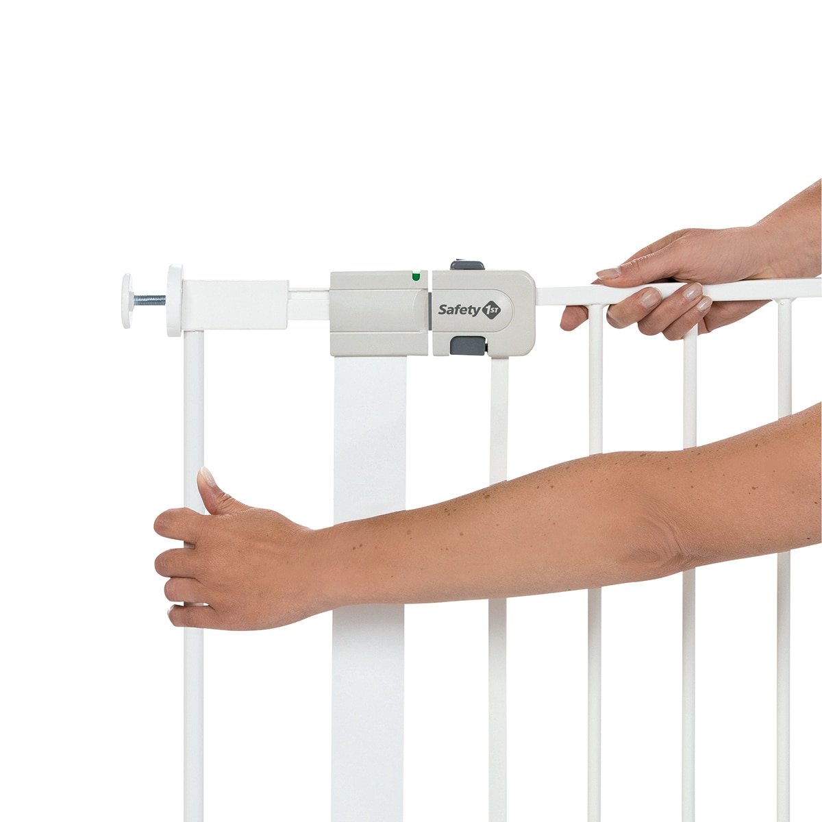 Extensões para barreira de porta Safety 1st. Easy Close Metal e Auto Close (7 cm) brancas Branco-2
