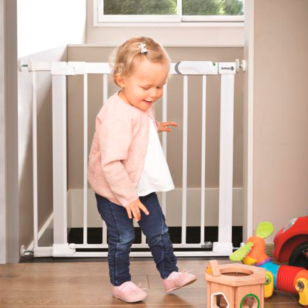 Barreira de Segurança para Porta Flat Step Branco-5