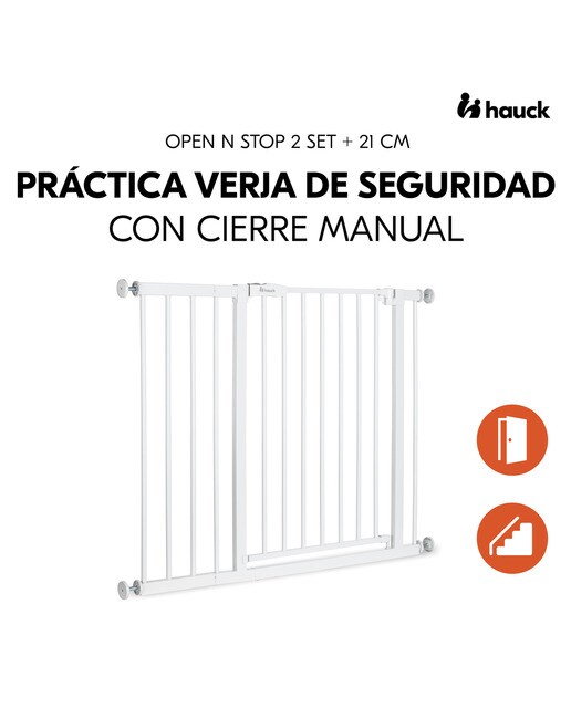 Barreira de Segurança Open N Stop 2 + Extensão 21 cm - Branco Branco-2