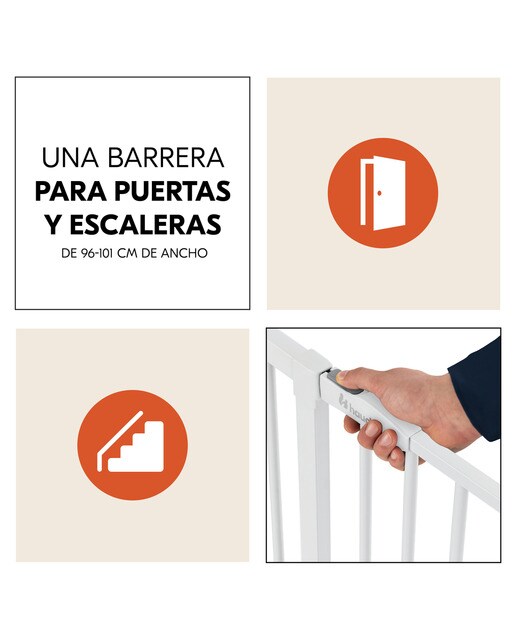 Barreira de Segurança Open N Stop 2 + Extensão 21 cm - Branco Branco-4