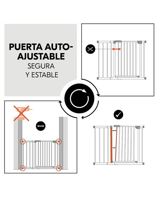 Barreira de Segurança Open N Stop 2 + Extensão 21 cm - Branco Branco-8