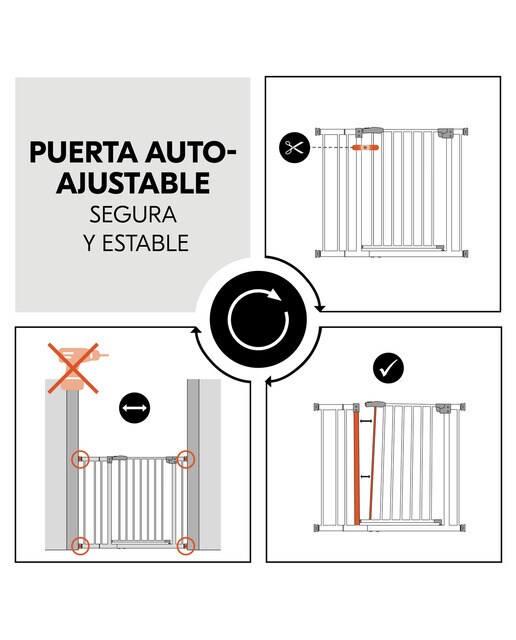 Barreira de Segurança Open N Stop 2 + Extensão 9 cm - Branco Branco-8