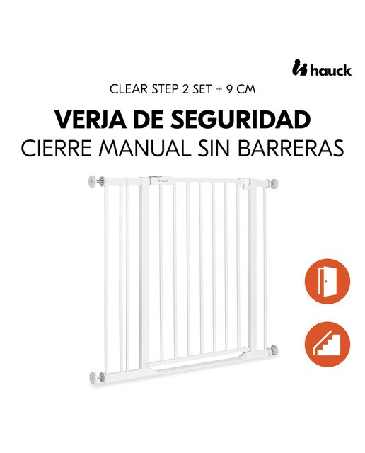 Barreira de Segurança sem Degrau Clear Step 2 + Extensão 9 cm Branco-2