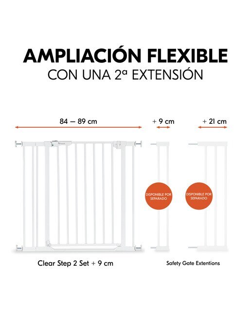 Barreira de Segurança sem Degrau Clear Step 2 + Extensão 9 cm Branco-6
