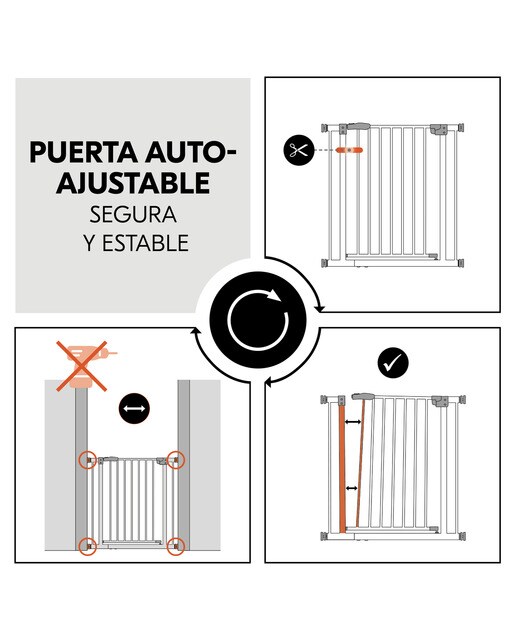 Barreira de Segurança sem Degrau Clear Step 2 + Extensão 9 cm Branco-9