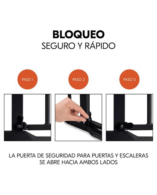 Barreira de Segurança Clear Step Autoclose 2 Preto-4