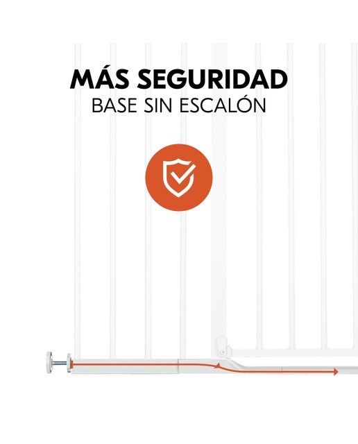 Barreira de Segurança sem Degrau Clear Step Autoclose 2 + Extensão 21 cm Branco-3