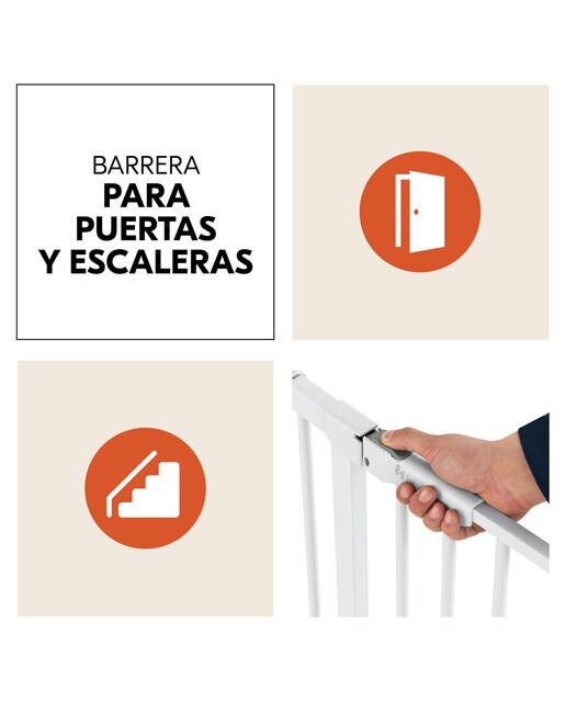 Barreira de Segurança sem Degrau Clear Step Autoclose 2 + Extensão 9 cm Branco-6