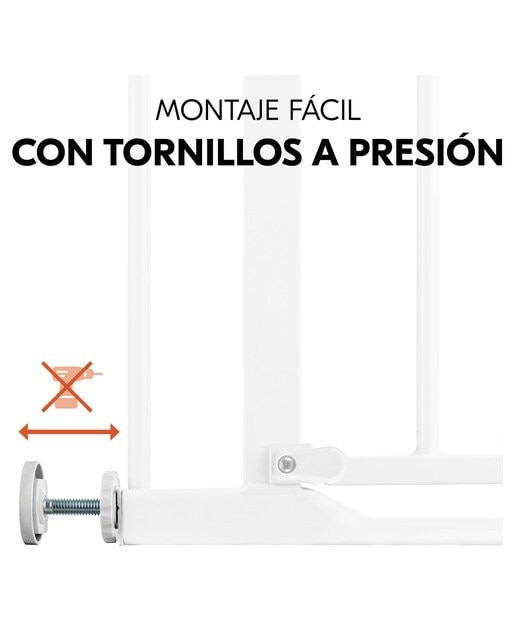 Barreira de Segurança sem Degrau Clear Step Autoclose 2 + Extensão 9 cm Branco-9