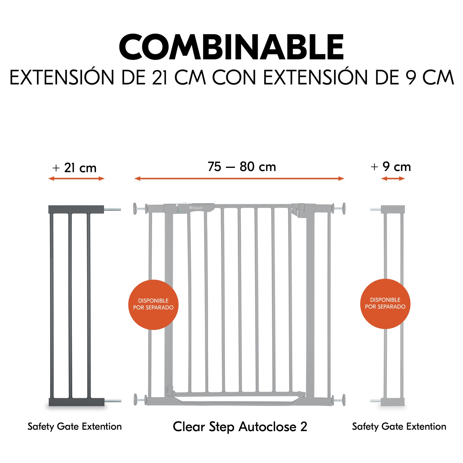 Extensão de Barreira de Segurança 21 cm - Cinzento-Escuro Cinzento-escuro-5
