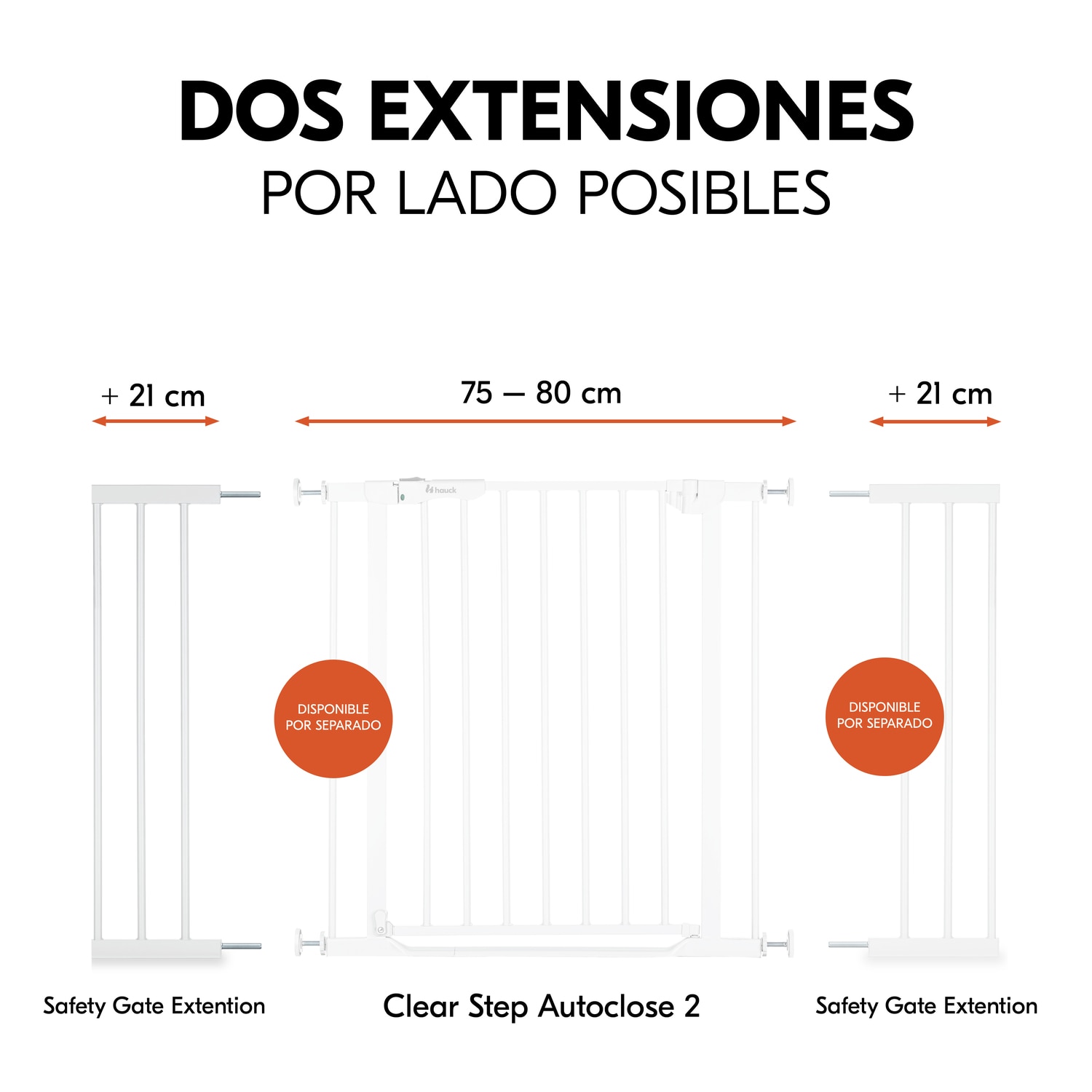 Extensão de Barreira de Segurança 21 cm - Branco Branco-4