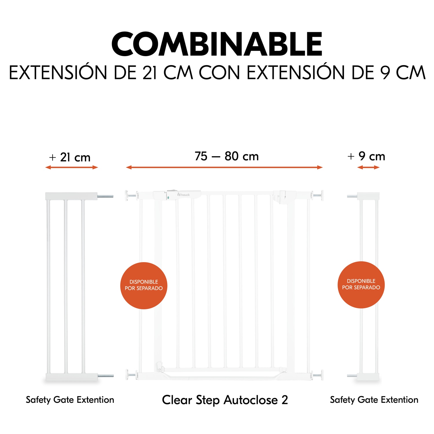 Extensão de Barreira de Segurança 21 cm - Branco Branco-5