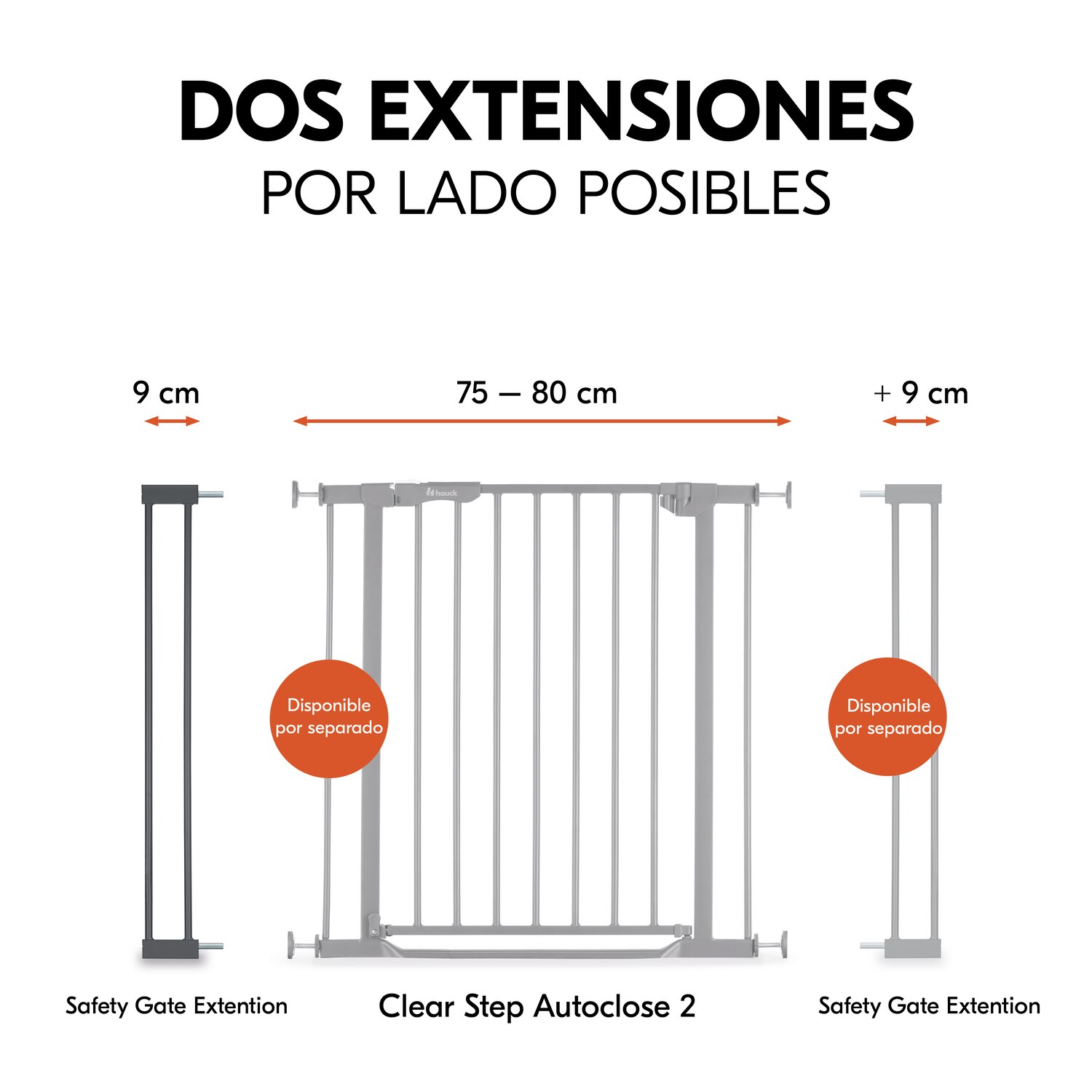 Extensão de Barreira de Segurança 9 cm - Cinzento-Escuro Cinzento-escuro-4