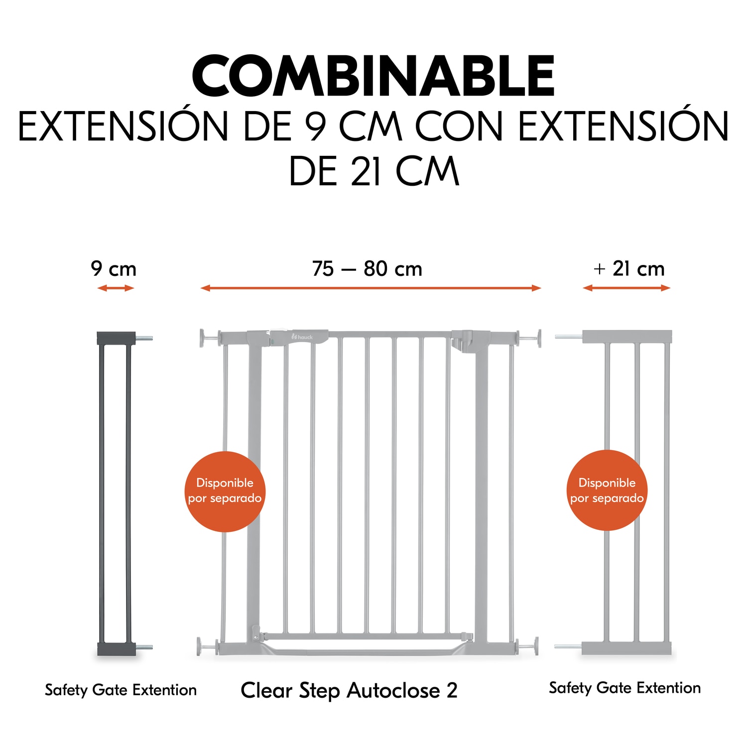 Extensão de Barreira de Segurança 9 cm - Cinzento-Escuro Cinzento-escuro-5