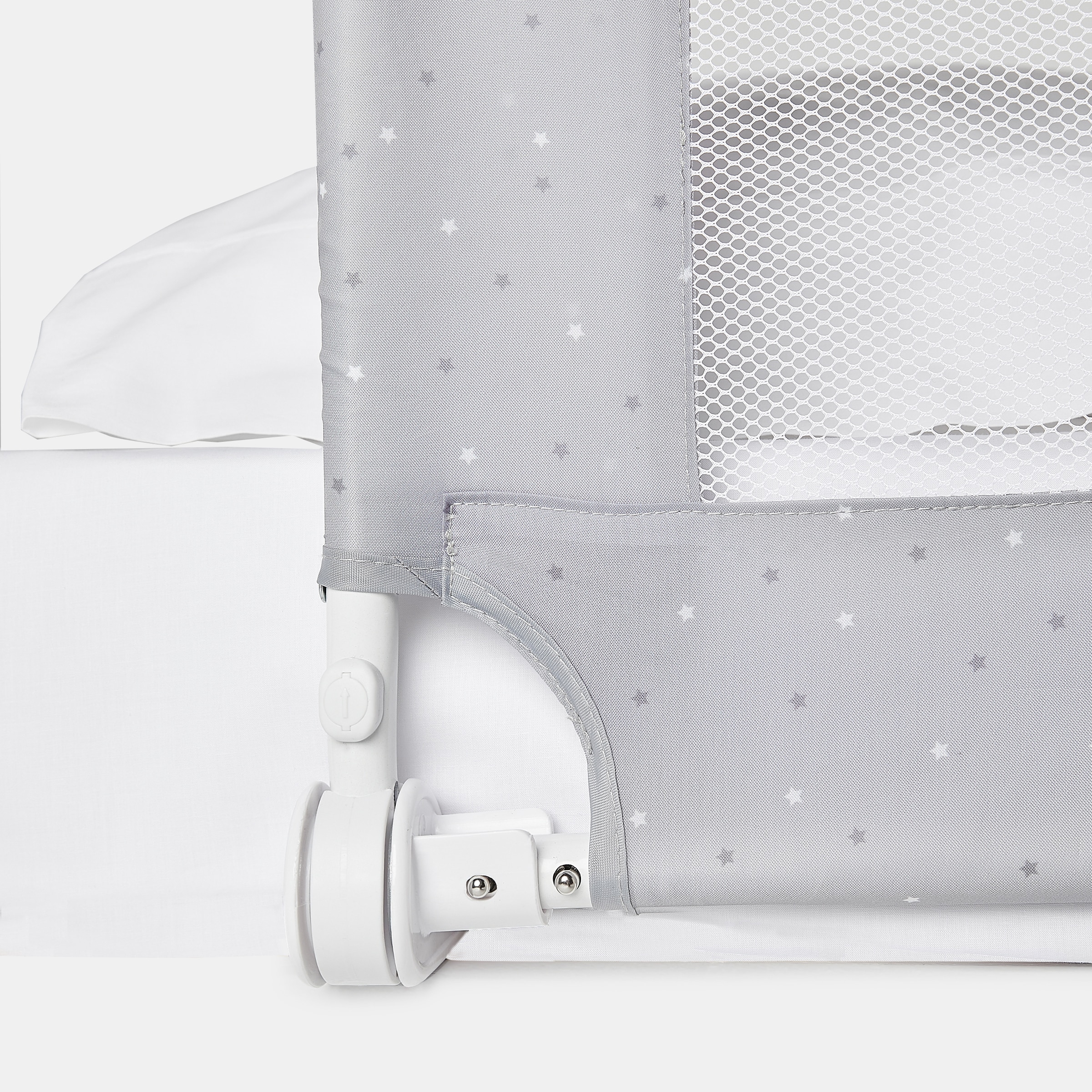 Barreira cama Estrelas - 150 cm Cinzento-4