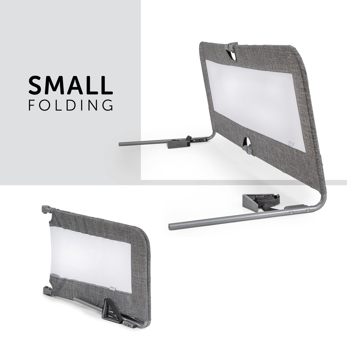 Barreira de Cama Sleep N Safe Plus XL - Melange Cinzento-10