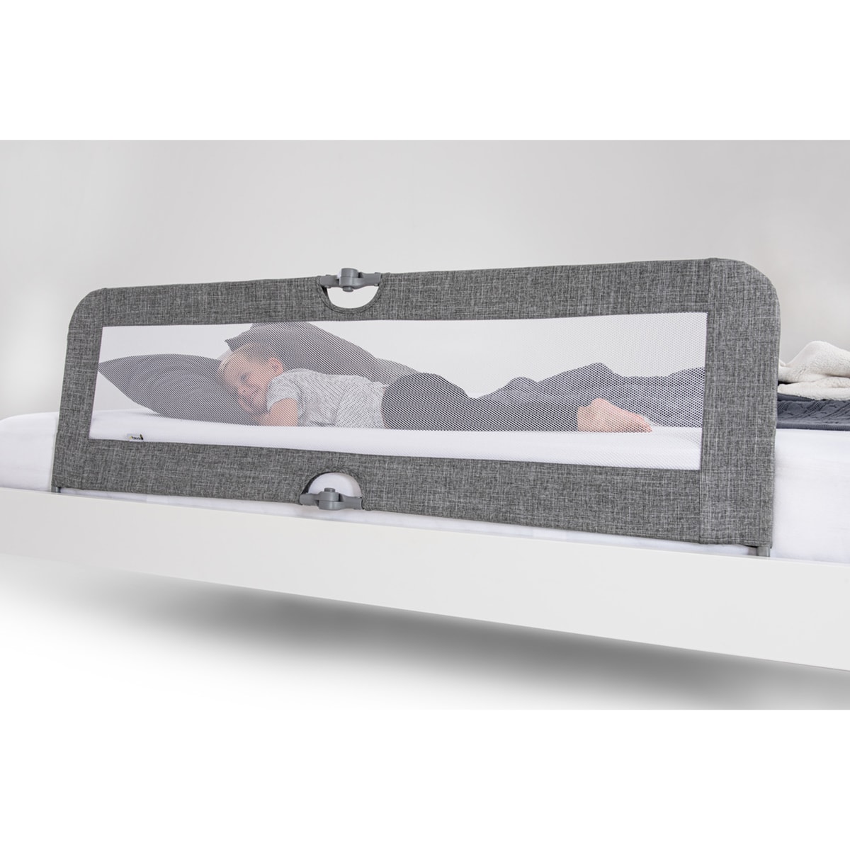 Barreira de Cama Sleep N Safe Plus XL - Melange Cinzento-17