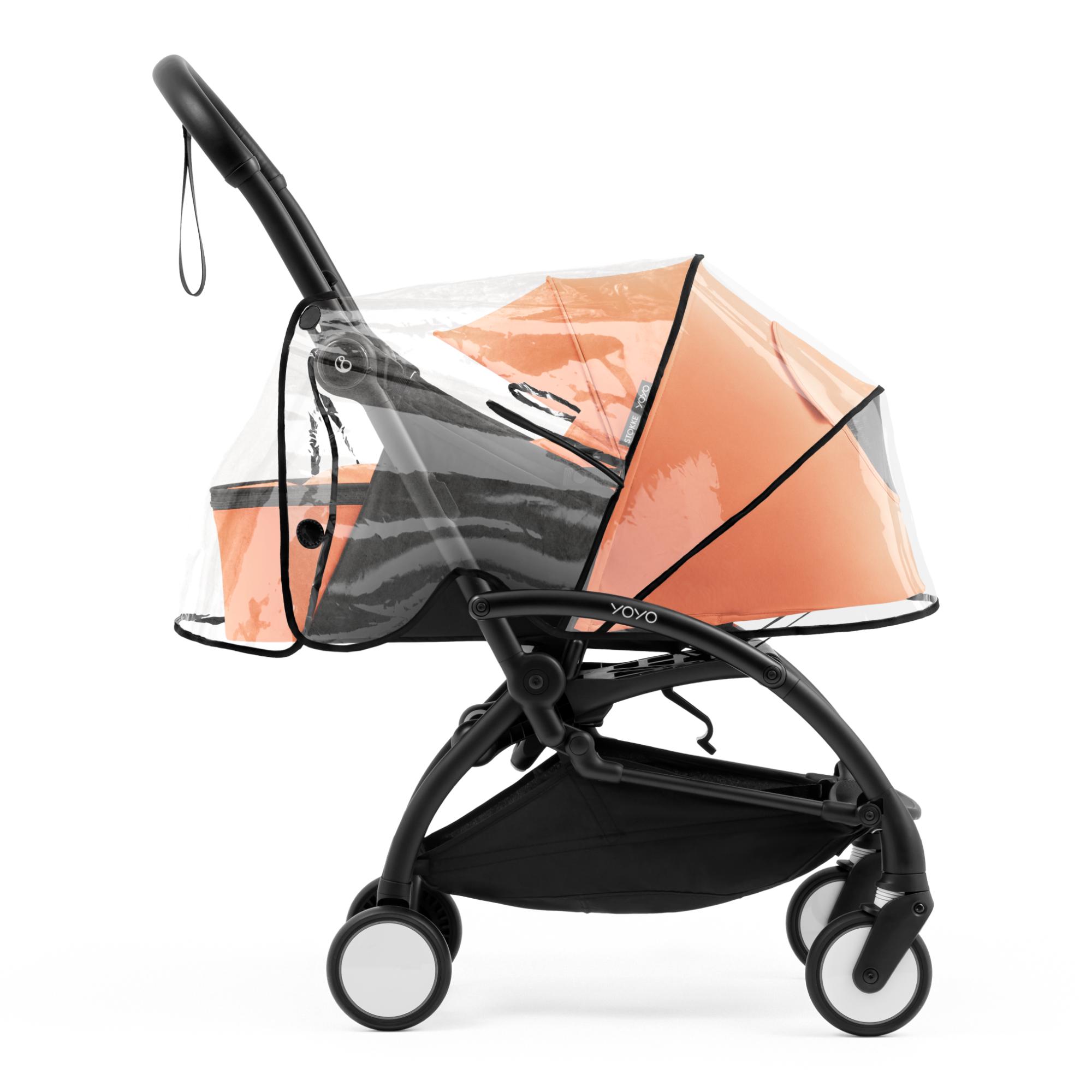 Stokke® YOYO5® Protetor de Chuva para Alcofa Brancos-3