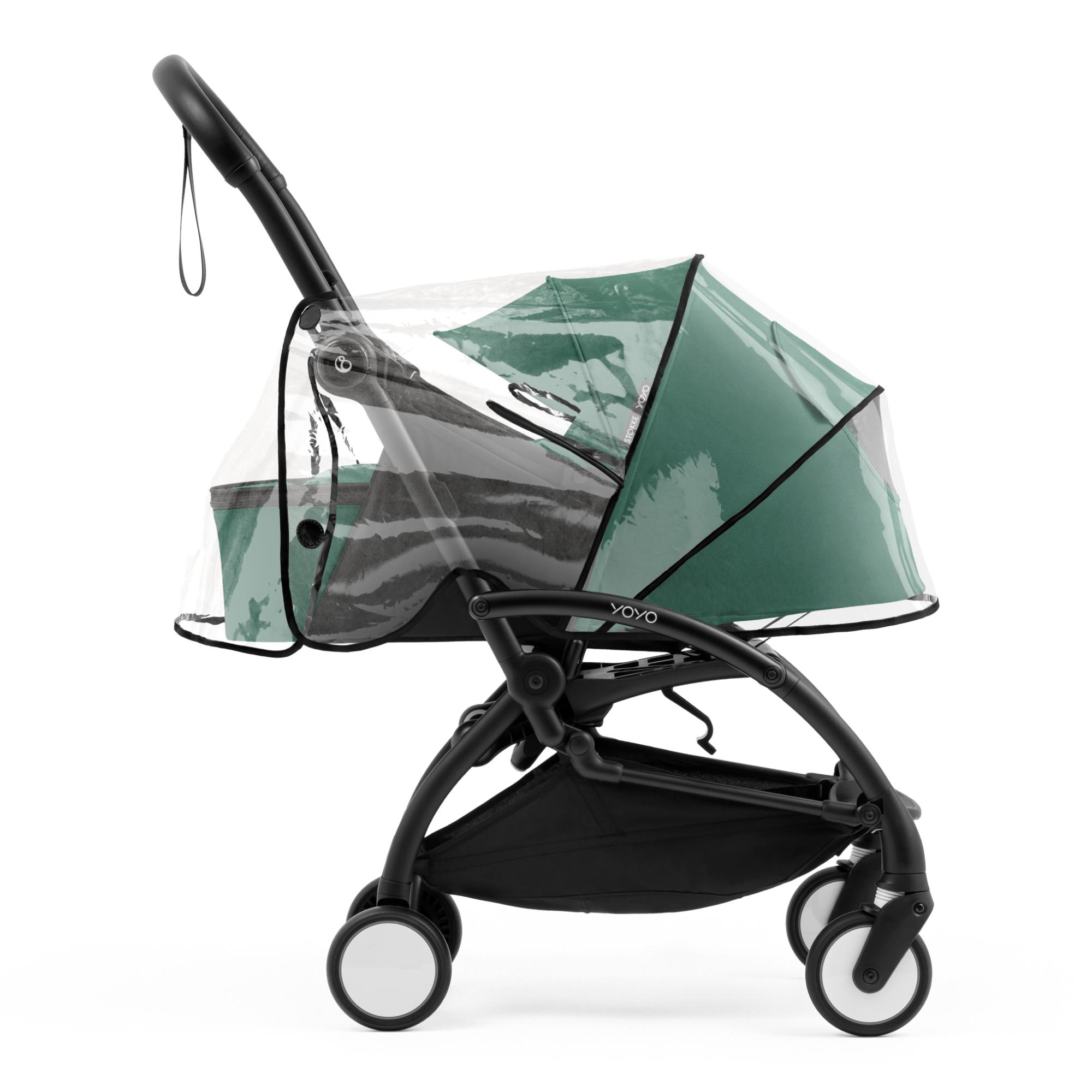 Stokke® YOYO5® Protetor de Chuva para Alcofa Brancos-4