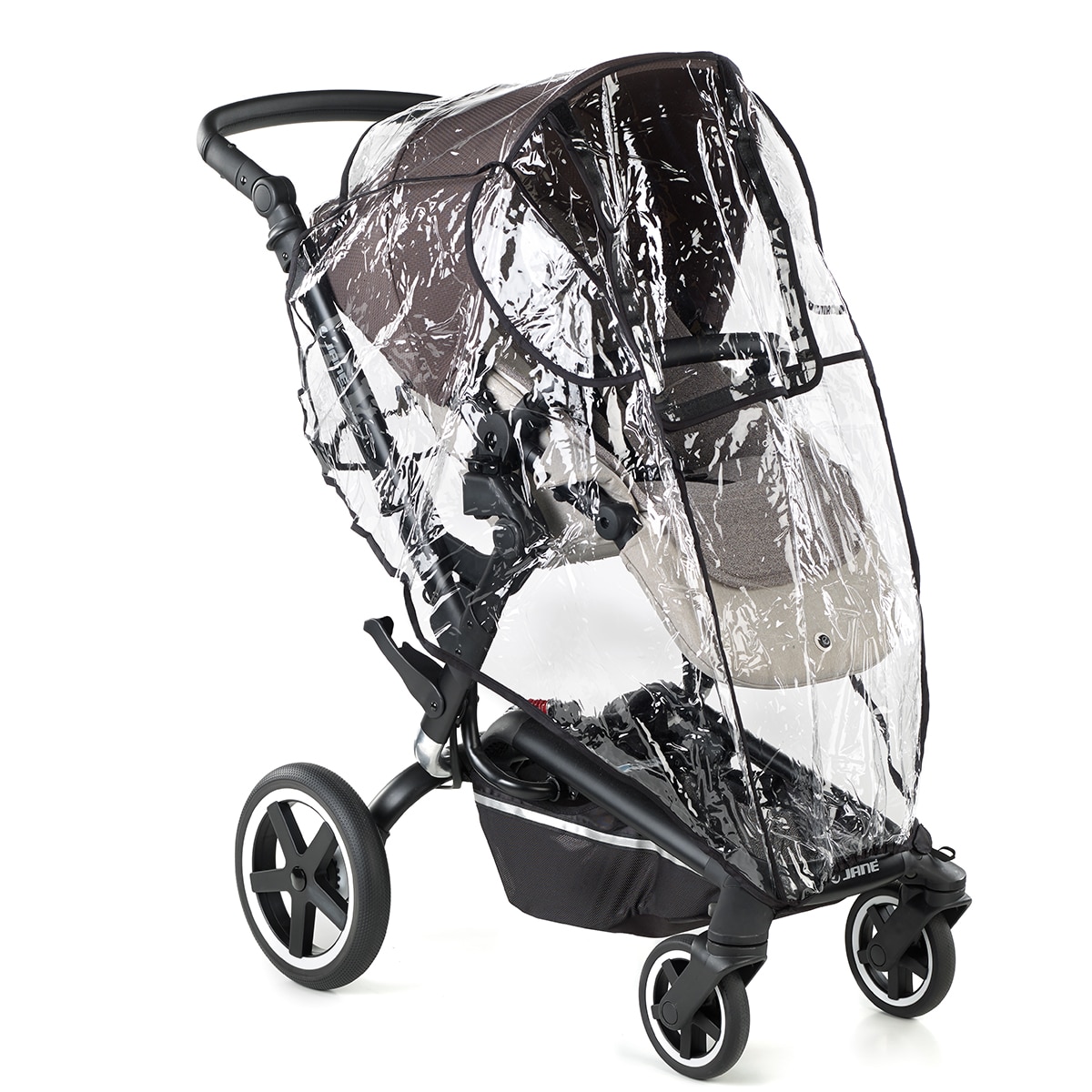 Protector de chuva universal para carrinho de passeio Rain Rover Pushchair transparente Transparente-2