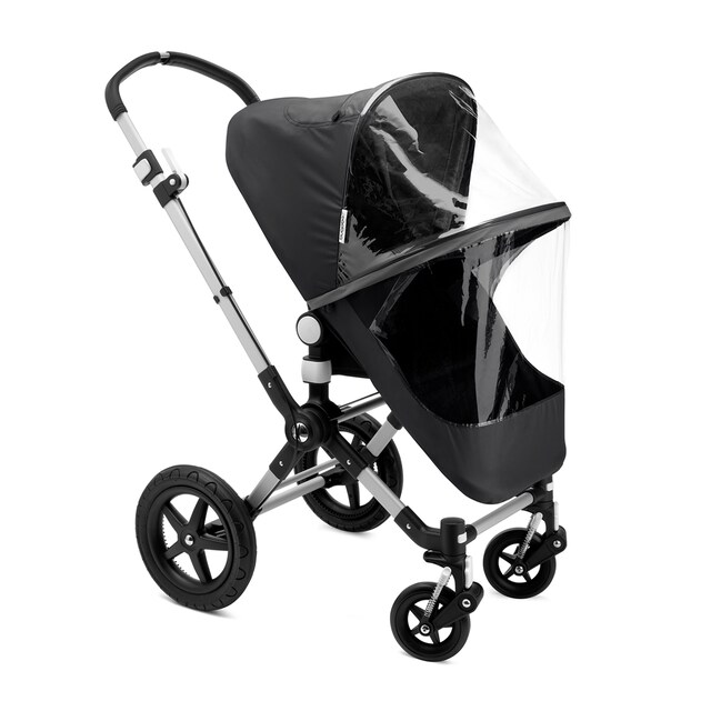 Protector de Lluvia Bugaboo de Alta Calidad para Silla de Paseo y Capazo Fox/Cameleon negro/transparente