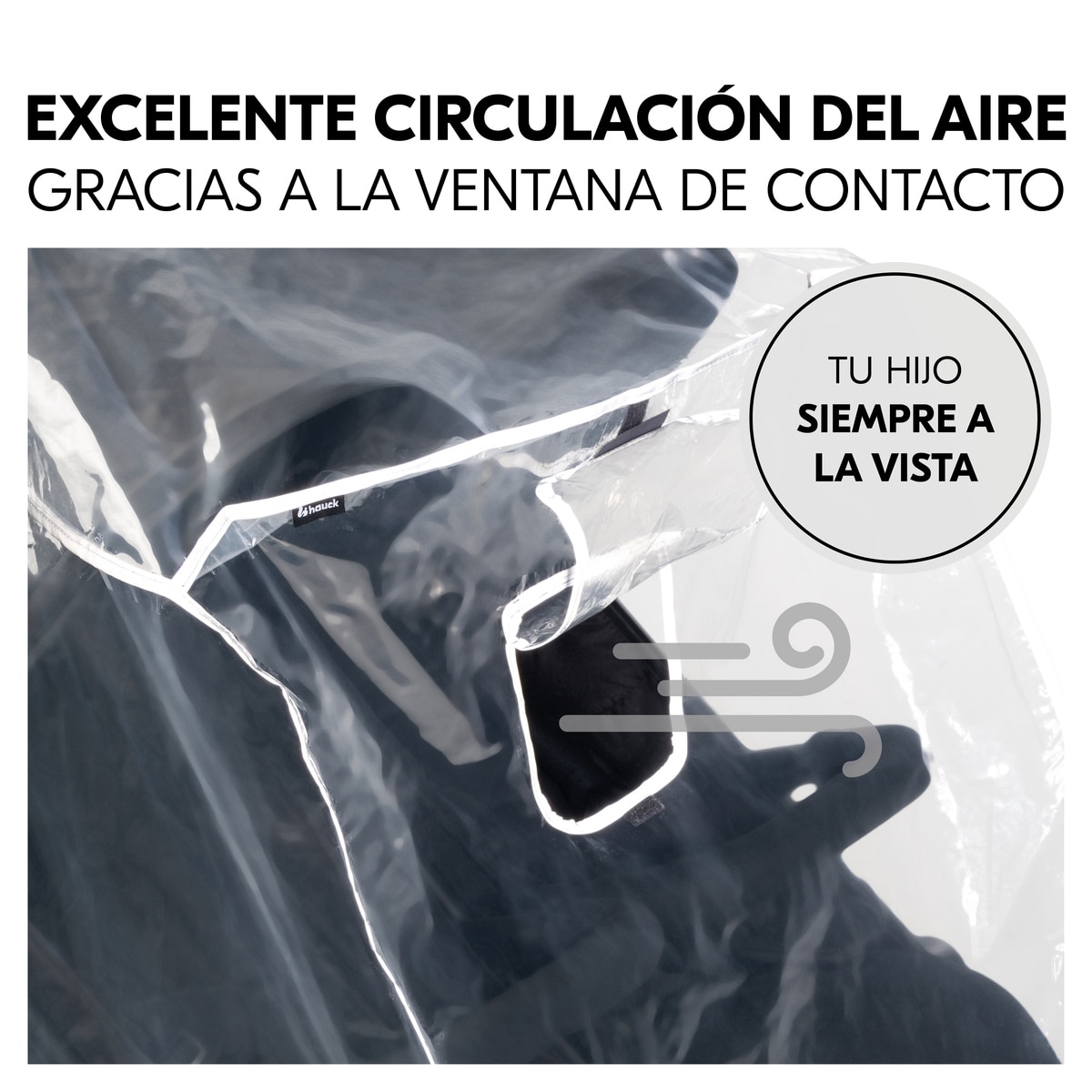 Protector de lluvia Pushchair Raincover Duo Gris claro Gris claro-5