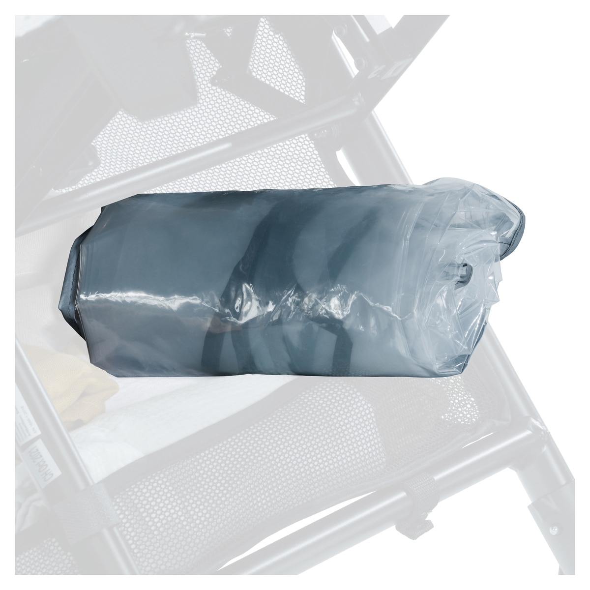 Protector de lluvia Pushchair Raincover Duo Gris claro Gris claro-13