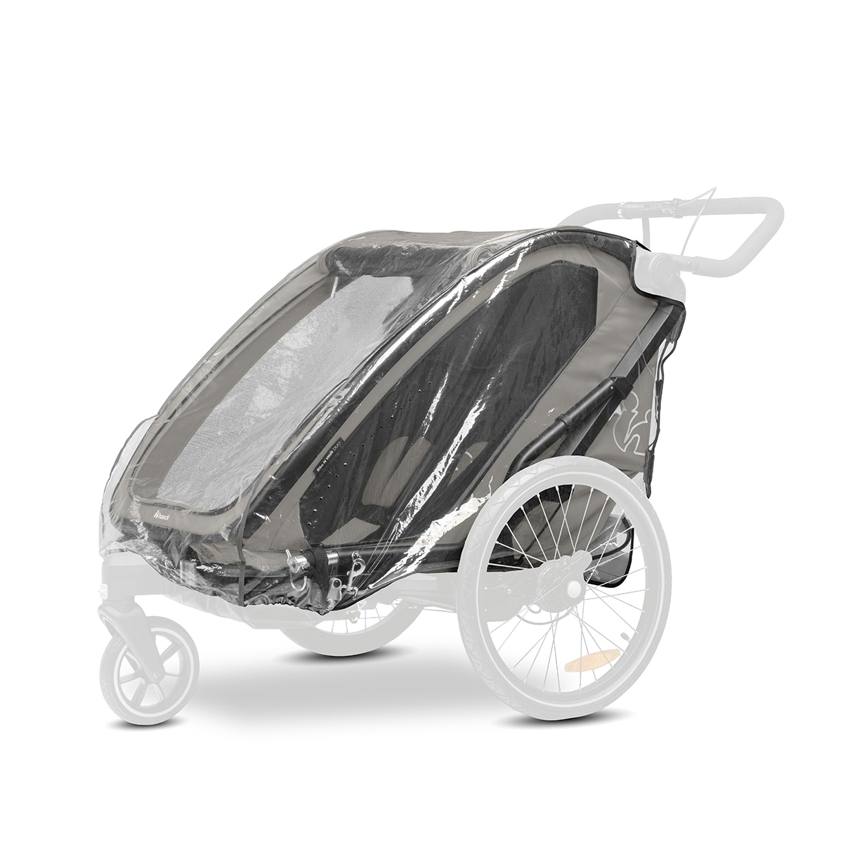 Imagem 0 de Capa de Chuva para Carrinho de Passeio Multifunções Bike N Walk Duo