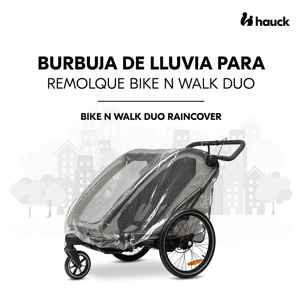 Capa de Chuva para Carrinho de Passeio Multifunções Bike N Walk Duo Multicolor-2