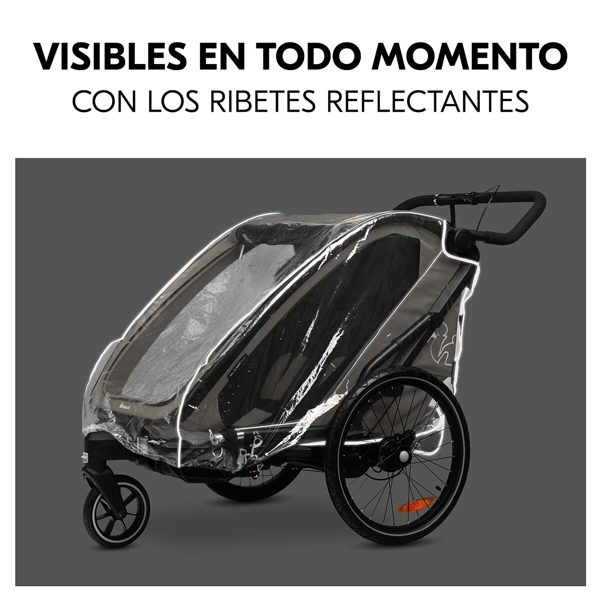 Capa de Chuva para Carrinho de Passeio Multifunções Bike N Walk Duo Multicolor-5
