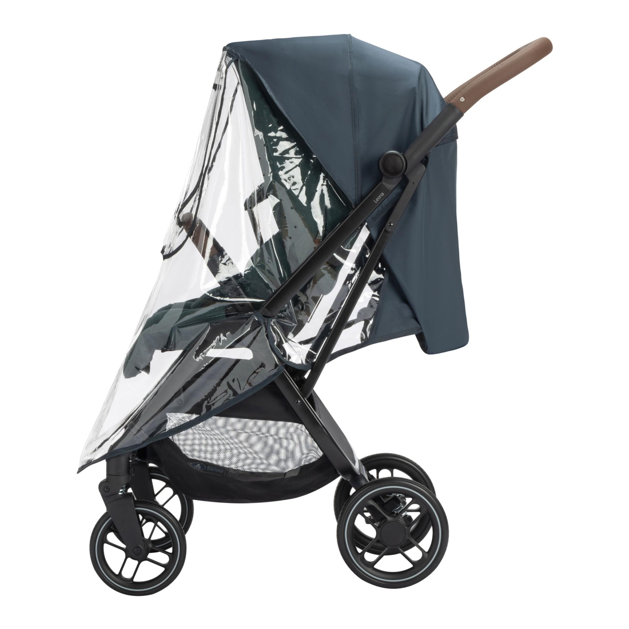 Protector de lluvia para sillas de paseo compactas - Negro Negro-5