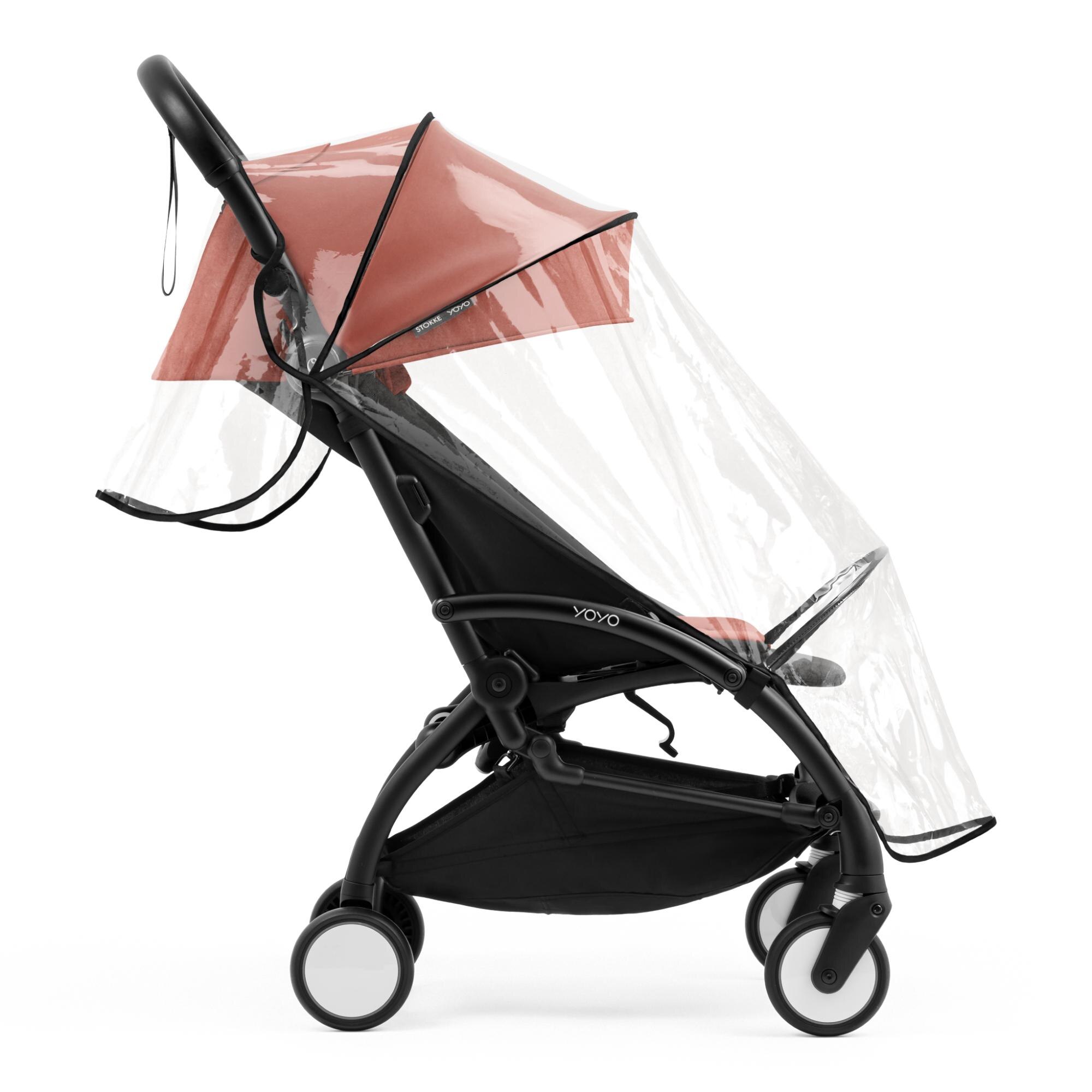 YOYO5® Protetor de Chuva para Carrinho de Passeio Brancos-5