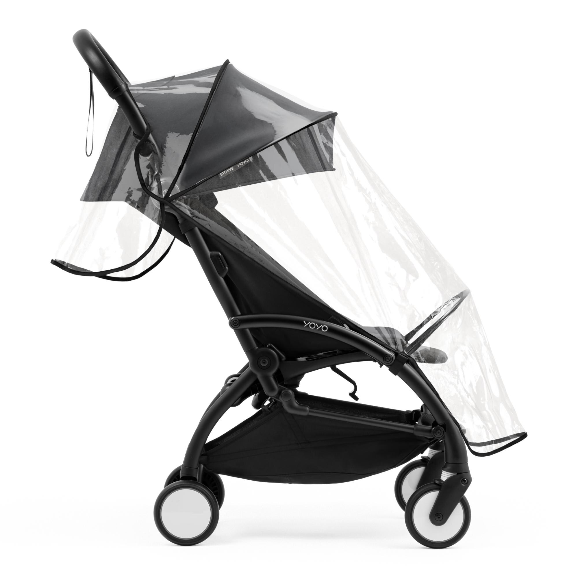 YOYO5® Protetor de Chuva para Carrinho de Passeio Brancos-6