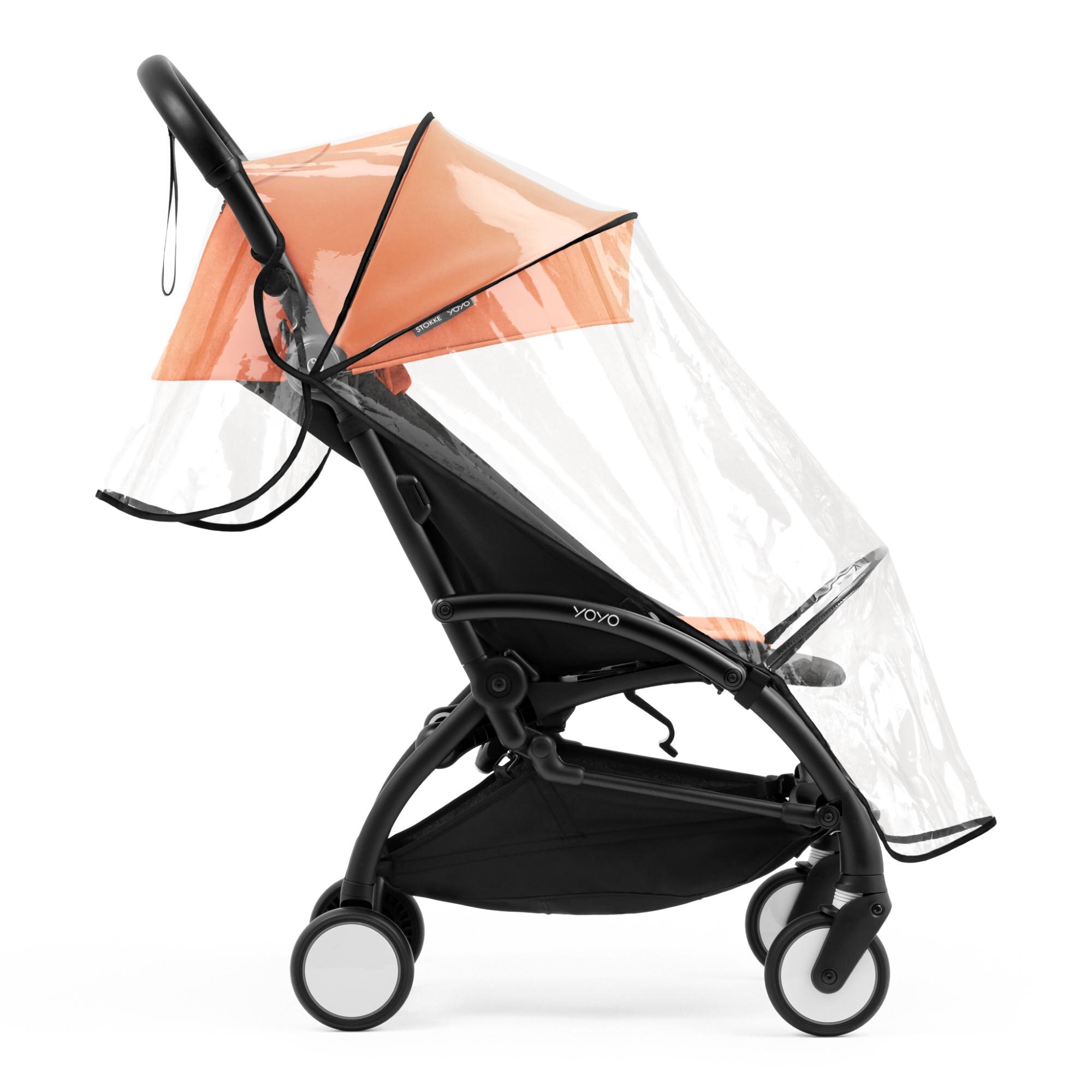 YOYO5® Protetor de Chuva para Carrinho de Passeio Brancos-7