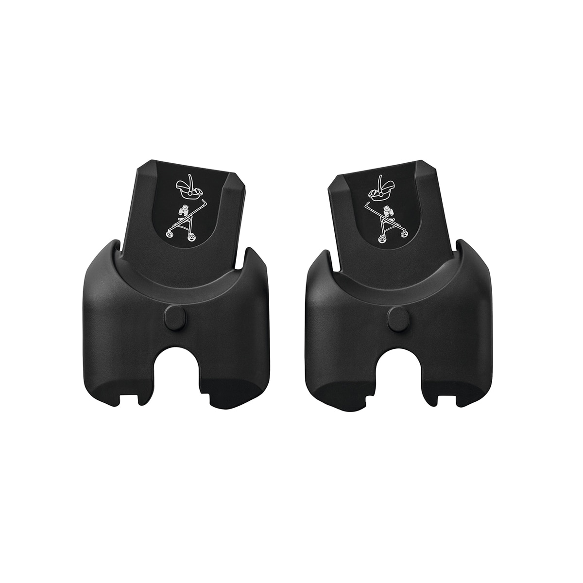 Imagem 0 de Adaptadores Universais para Cadeiras Auto a Carrinho de Passeio - Preto