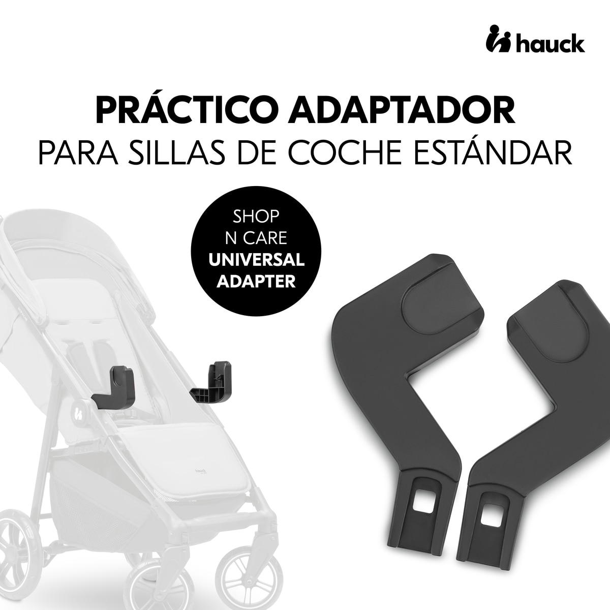 Adaptador Shop N Care Universal Adapter Black Preto-2