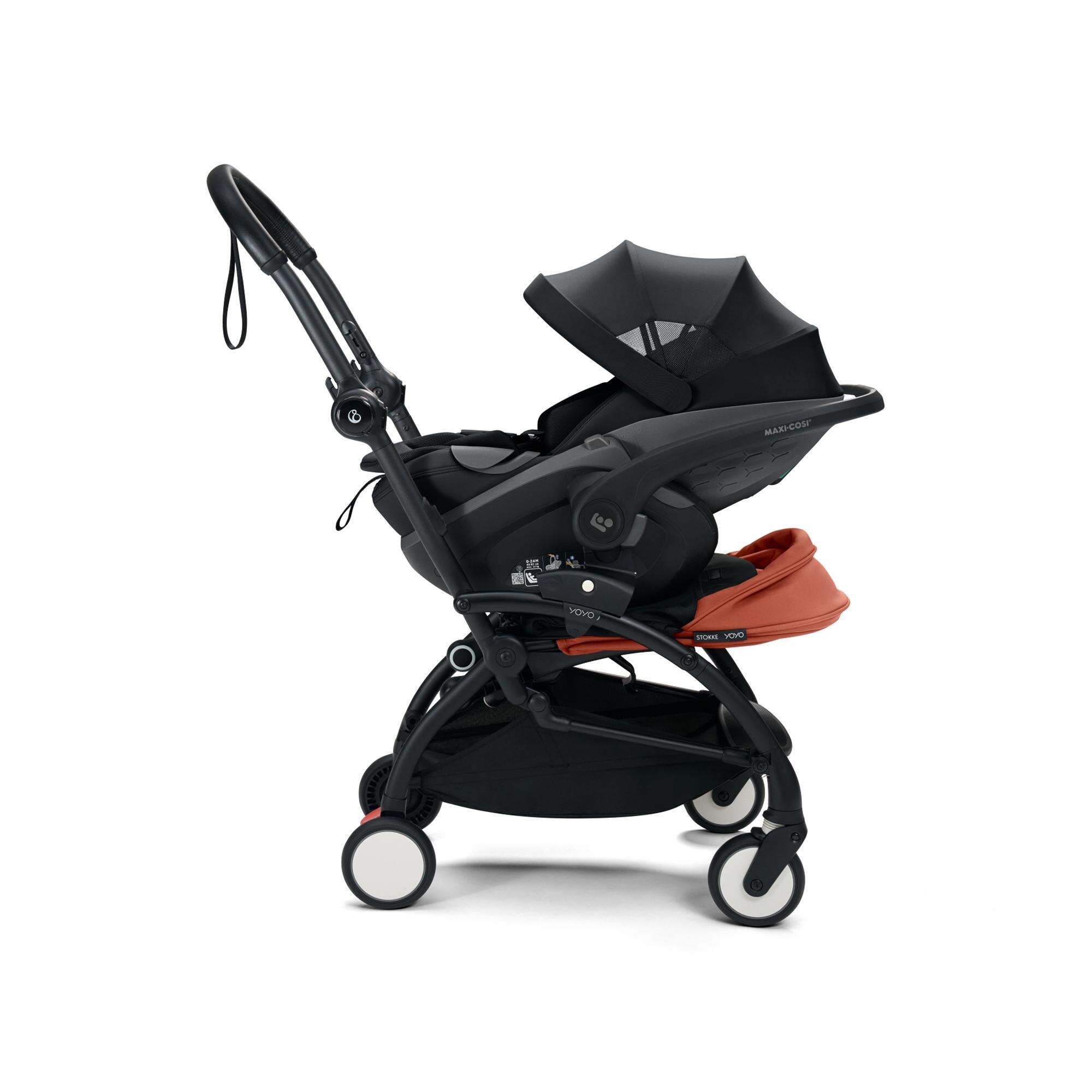 STOKKE® YOYO5® Adaptadores para Cadeira Auto Pretos-3