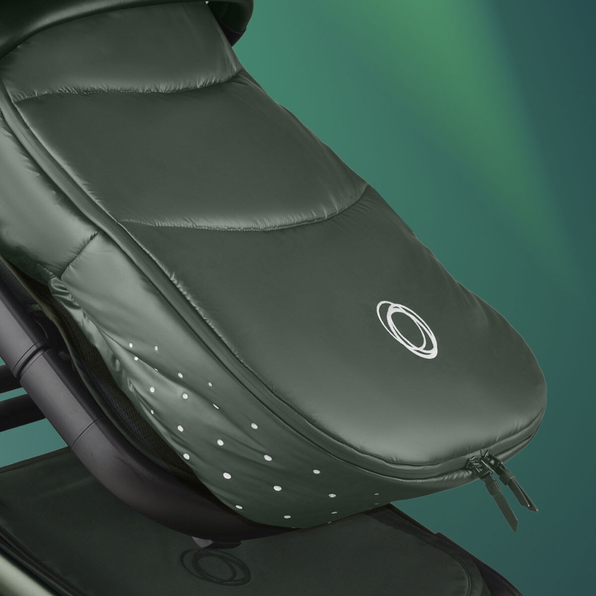 Saco de silla Bugaboo edición limitada Noir - Verde oscuro Verde oscuro-4