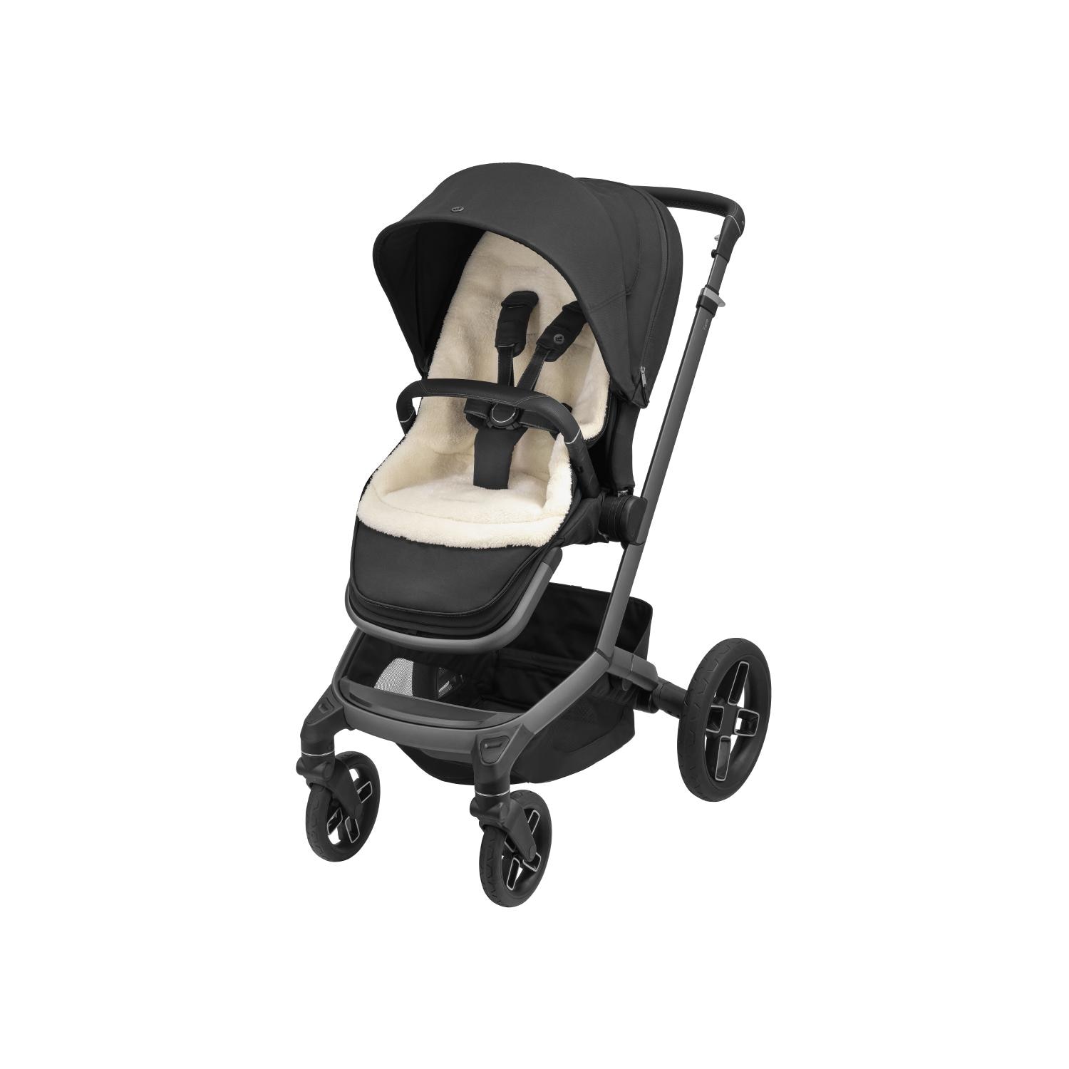 Saco de Inverno Tapa-Pés para Carrinho 2-IN-3 Preto-3