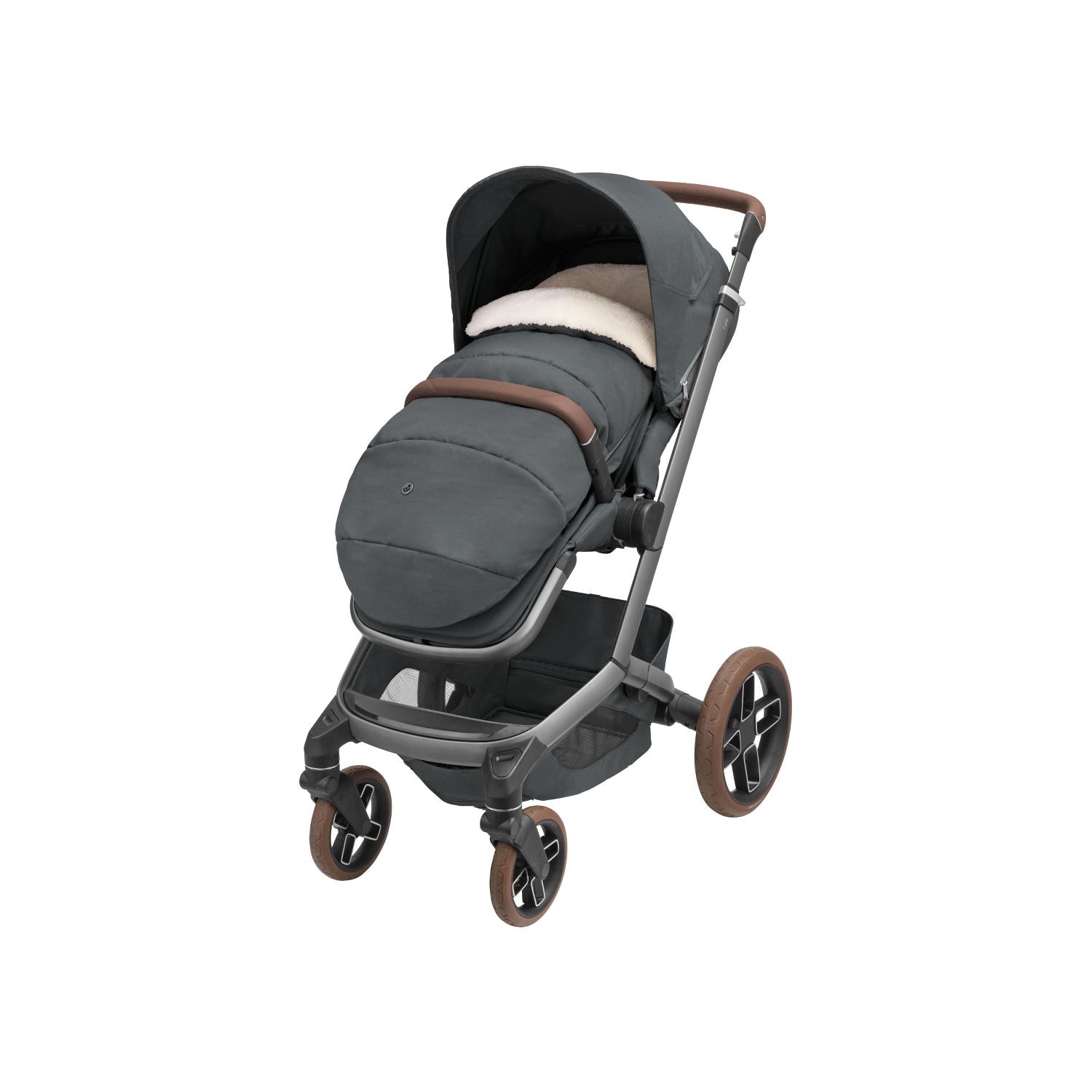 Saco invierno cubrepiés para cochecito Maxi-Cosi 2-IN-2 Gris oscuro Gris oscuro-4