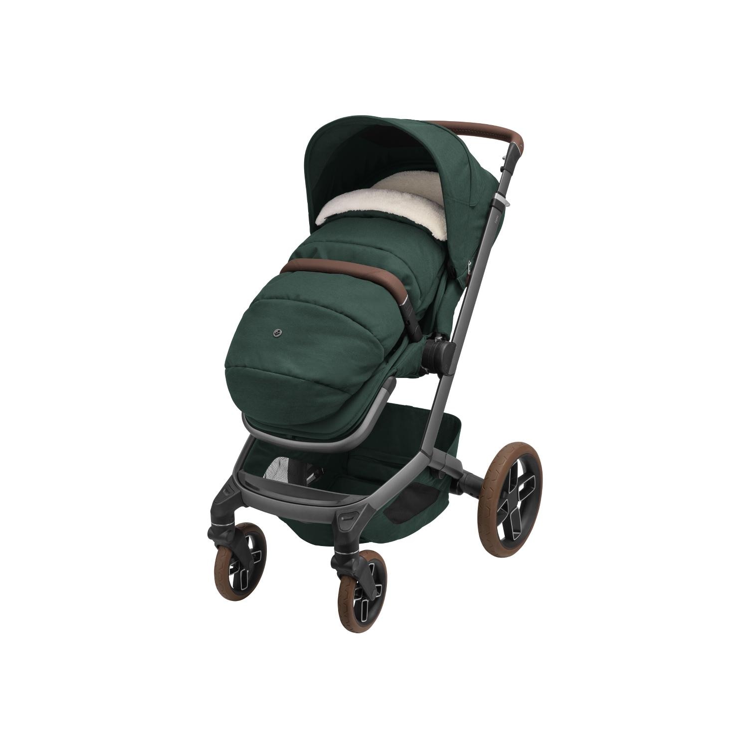 Saco de Inverno Tapa-Pés para Carrinho 2-IN-4 Verde-4