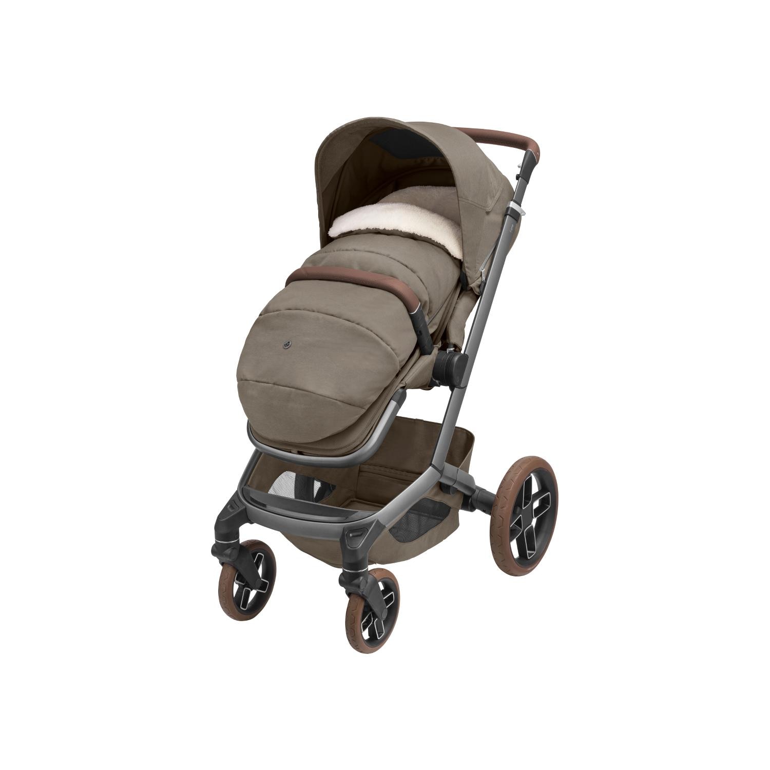 Saco invierno cubrepiés para cochecito Maxi-Cosi 2-IN-5 - Marrón Marrón-4