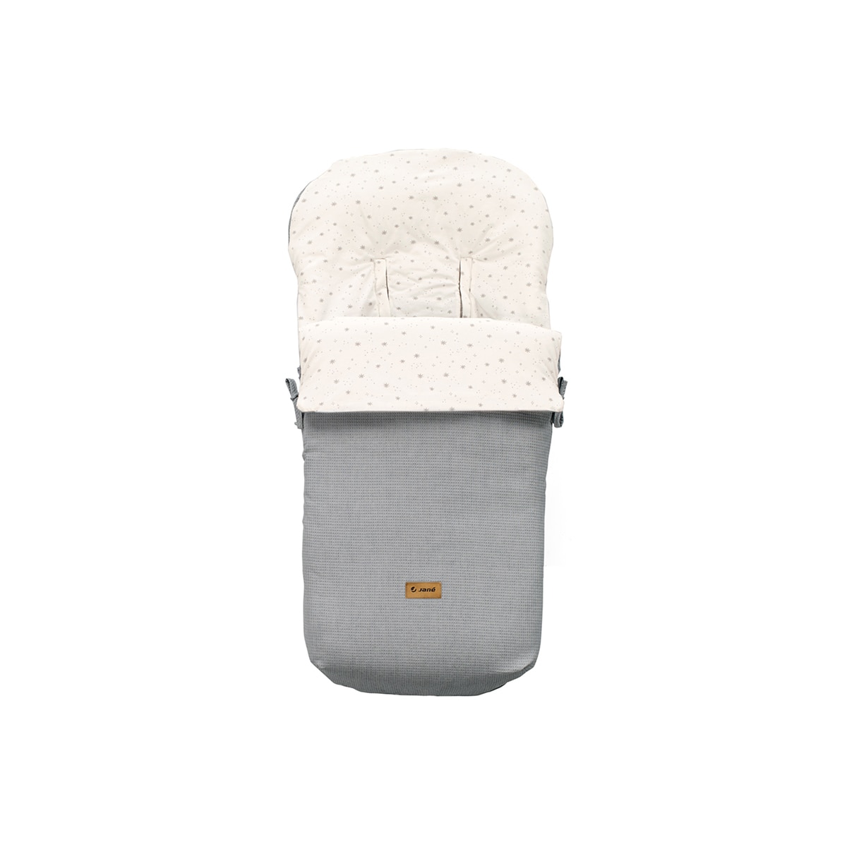 Saco universal multiestacional Jané Nest + Slight para carro de bebé, convertible en colchoneta Gris claro-1
