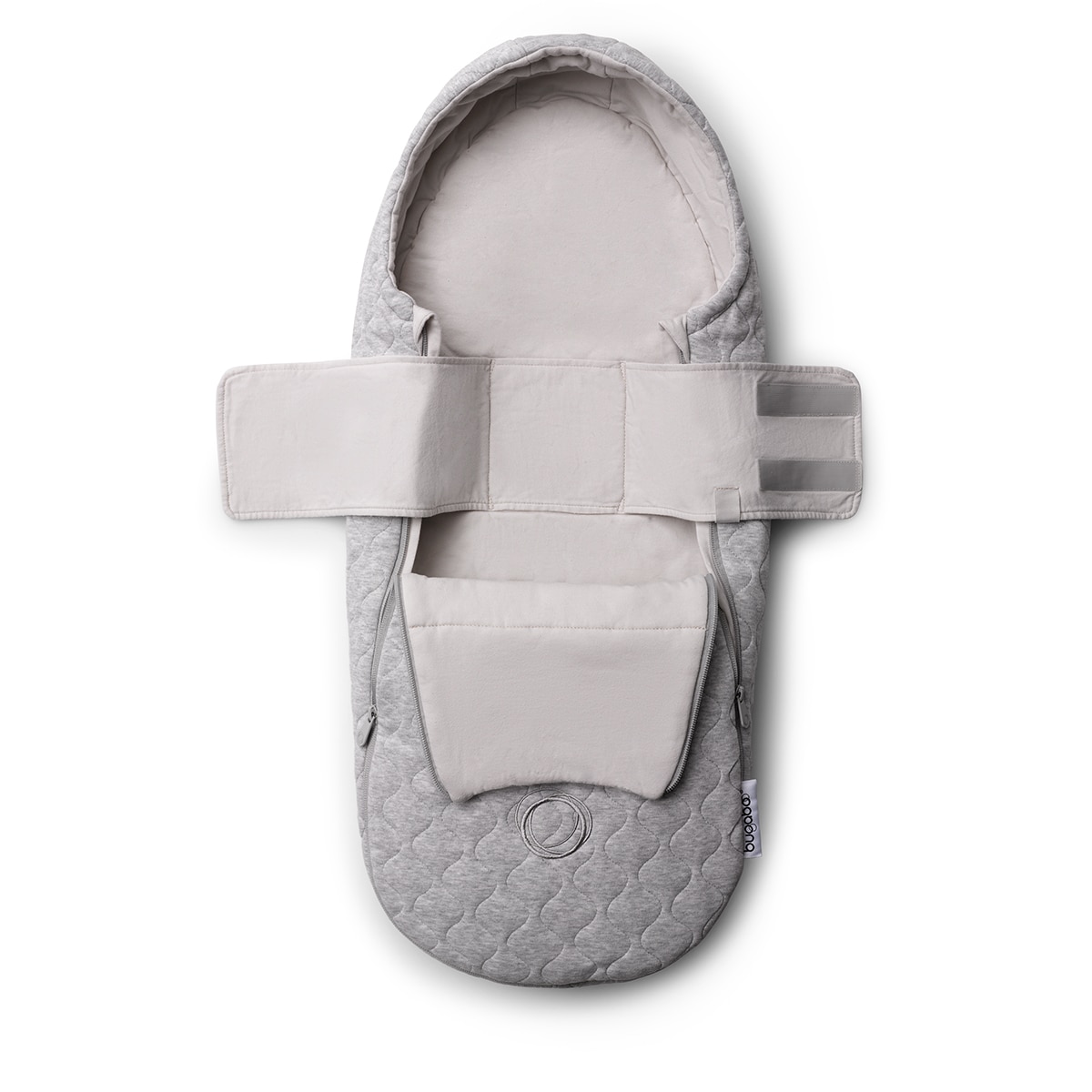 Saco de recém-nascido Classic para alcofa cinzento melange Cinzento Melange-4