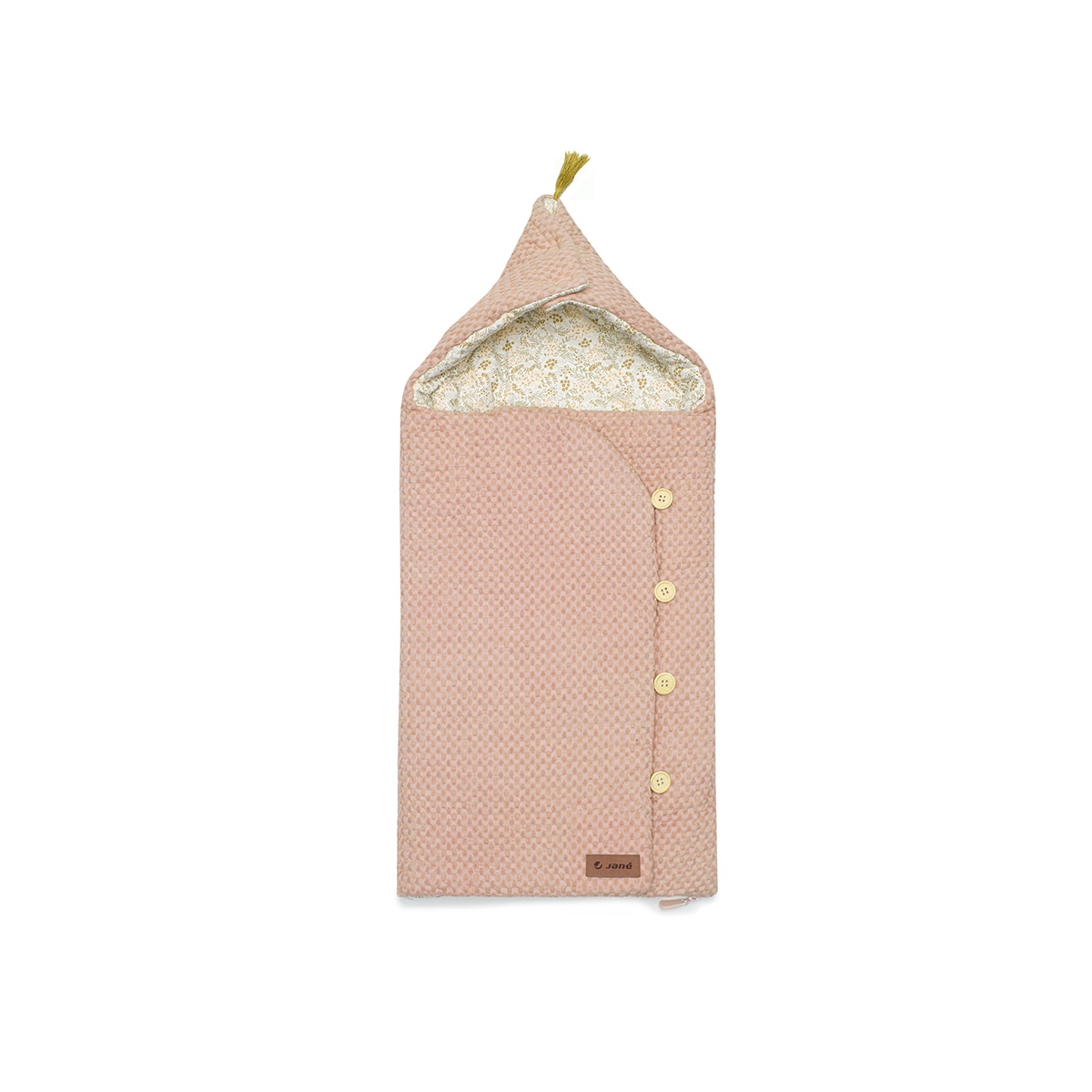 Saco recién nacido Jané Mims+ con capucha - Rosa Rosa-1