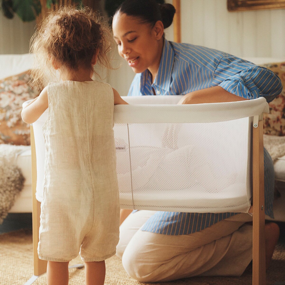 Mini berço branco Branco-5