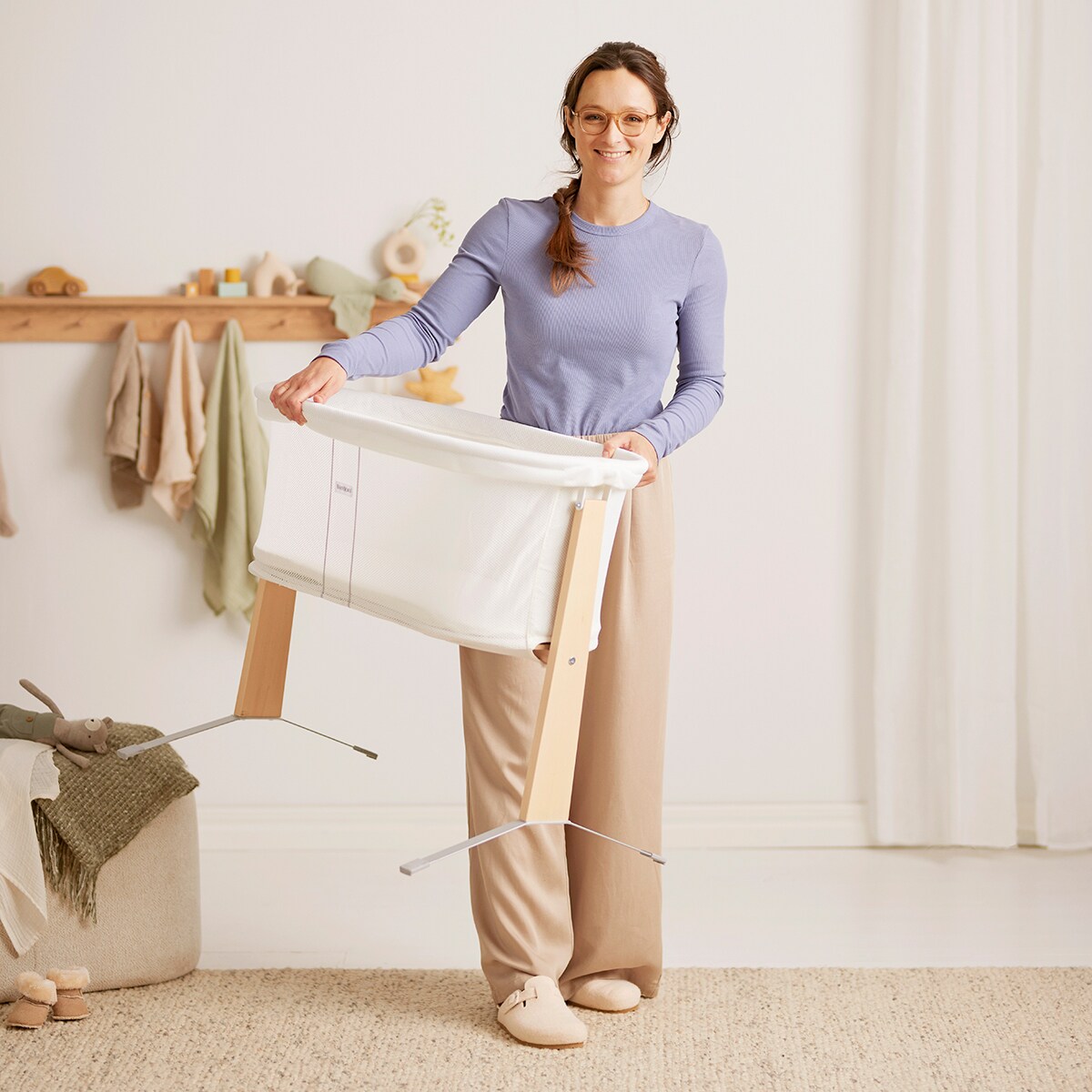 Mini berço branco Branco-11