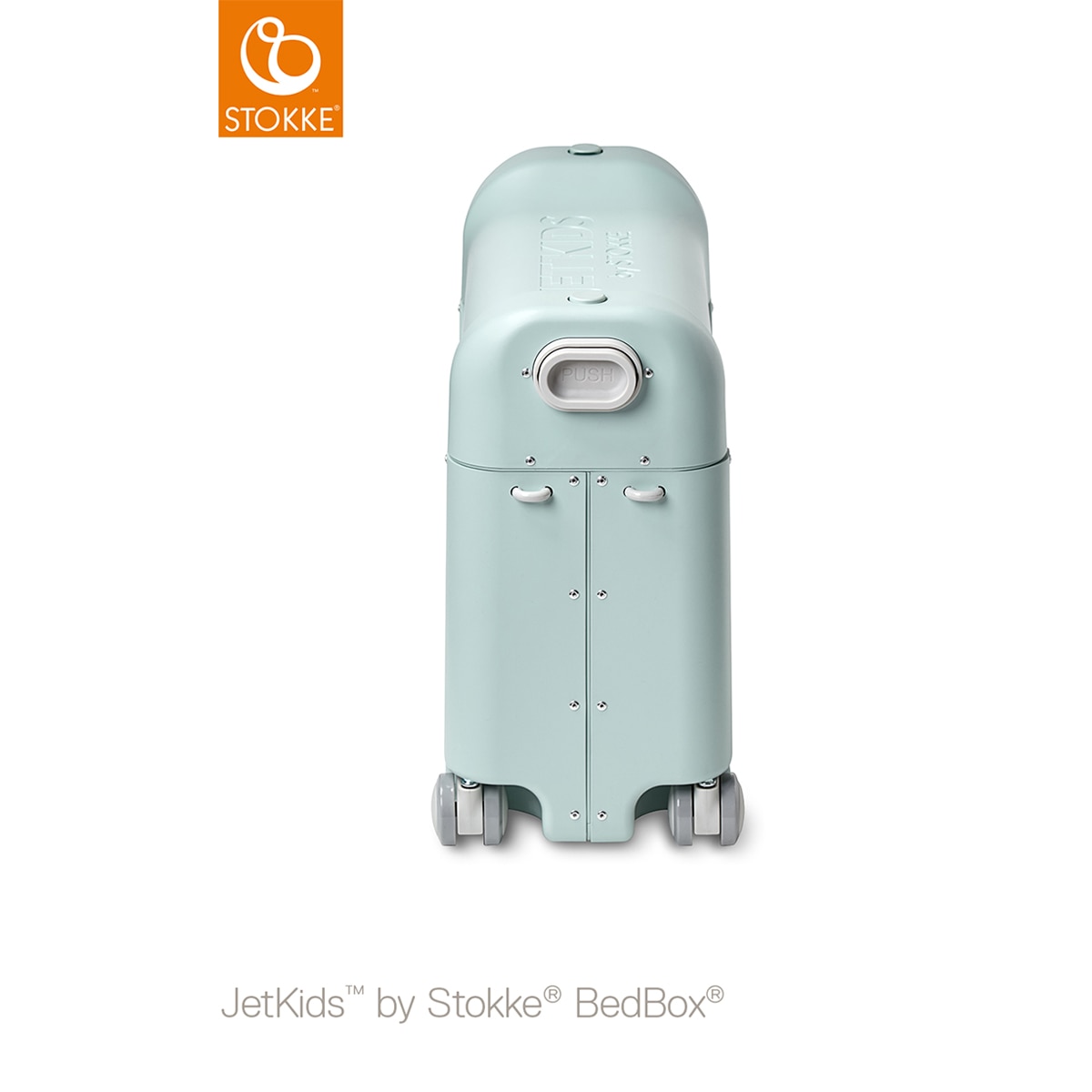 Maleta con cama de viaje Stokke Jetkids - Azul claro Verde-2
