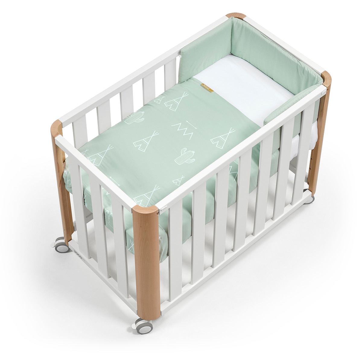 Cotinfant - Minicuna-Cuna de colecho (50 x 90 cm.) Cotinfant Doco Sleeping blanco-natural.