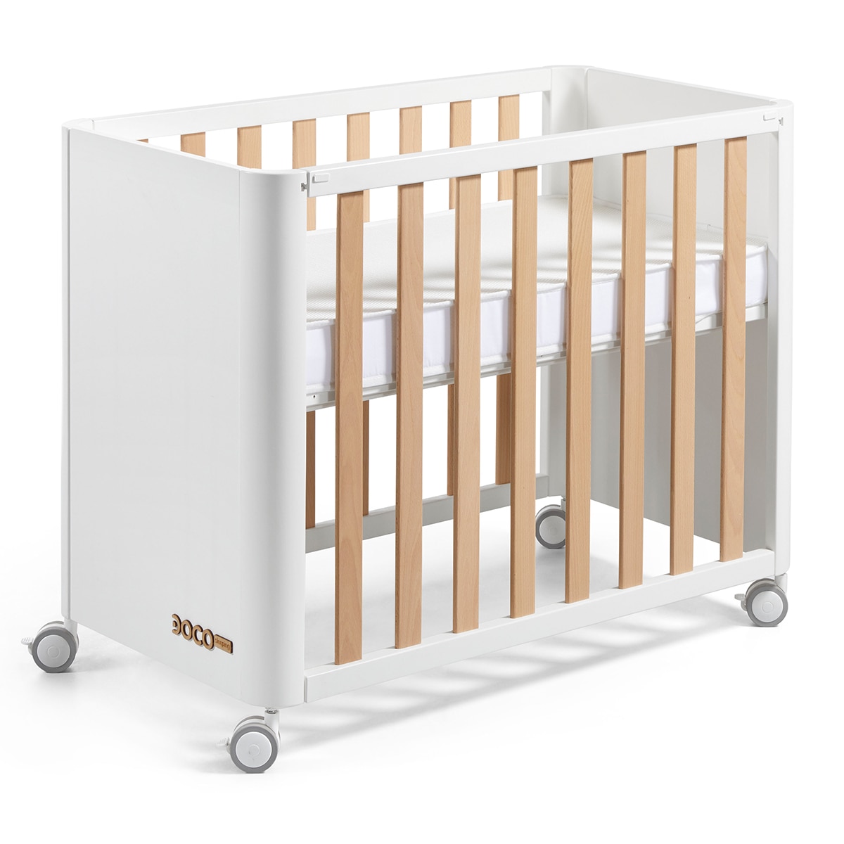 Mini-Berço de Co-Sleeping Doco Sleeping Style 50x90 cm - Branco/Cru Branco / Natural-1